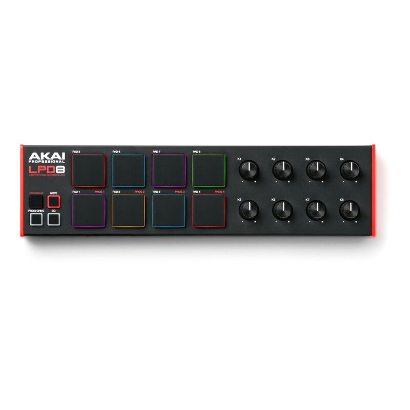 Akai Professional LPD8 Mk2 Mini 8-Pad USB Controller Black