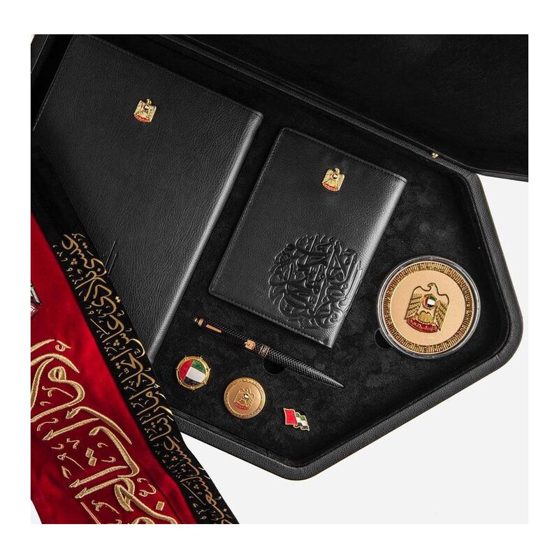 Rovatti UAE National Day 2022 Black Leather Gift Box