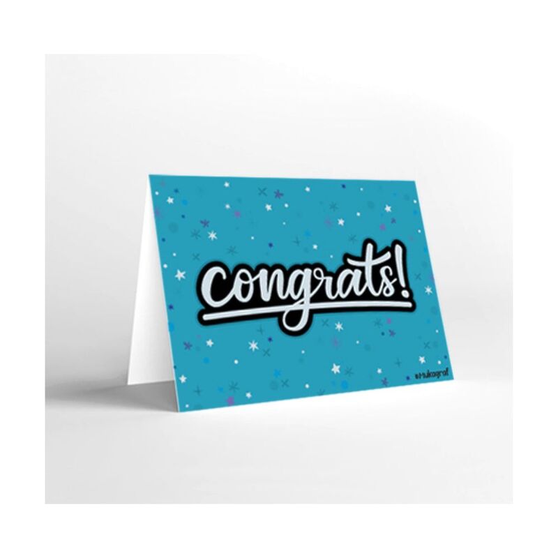 Mukagraf Mini Congrats Greeting Card(11X8Cm)