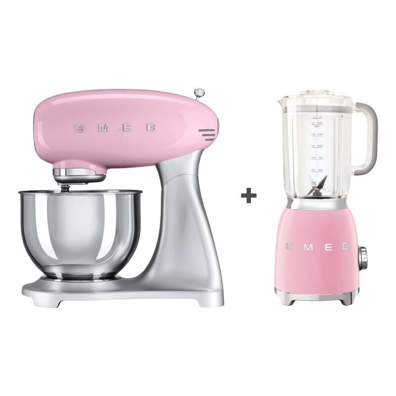 SMEG Stand Mixer  + Blender - Pink