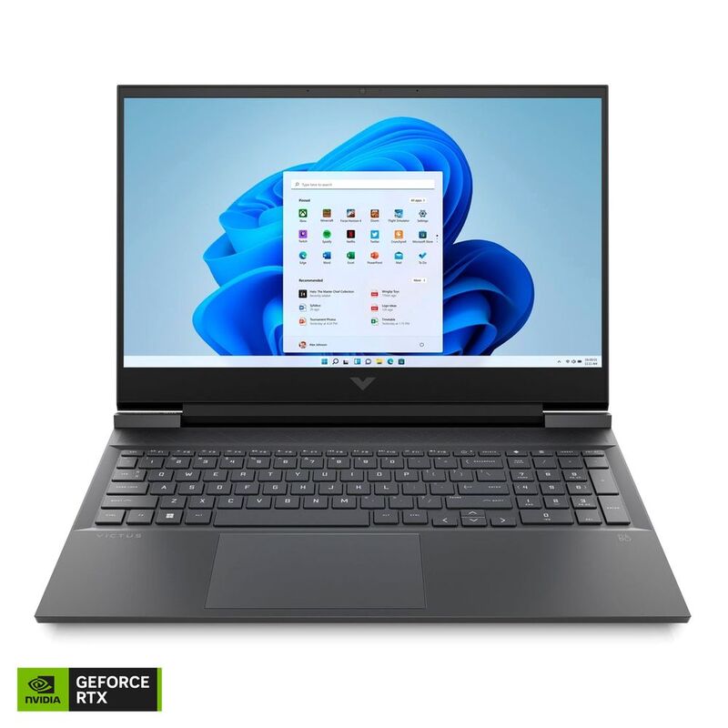 HP Victus Laptop Intel Core i7-12700H/16GB/512GB SSD/NVIDIA GeForce RTX 3060 6GB/16.1" FHD/144Hz/Windows 11 Home - Mica Silver (Arabic/English)