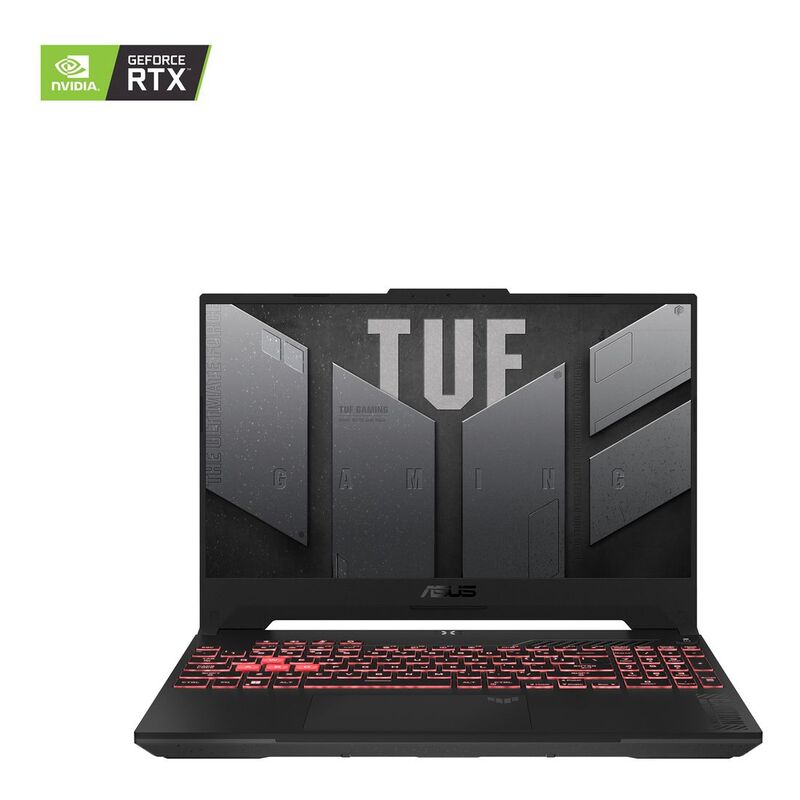 ASUS TUF Gaming A15 AMD Ryzen R7-7735HS/16GB/512GB SSD/NVIDIA GeForce RTX 4060 8GB/15.6 FHD/144Hz/Windows 11 Home - Mecha Grey (Arabic/English)