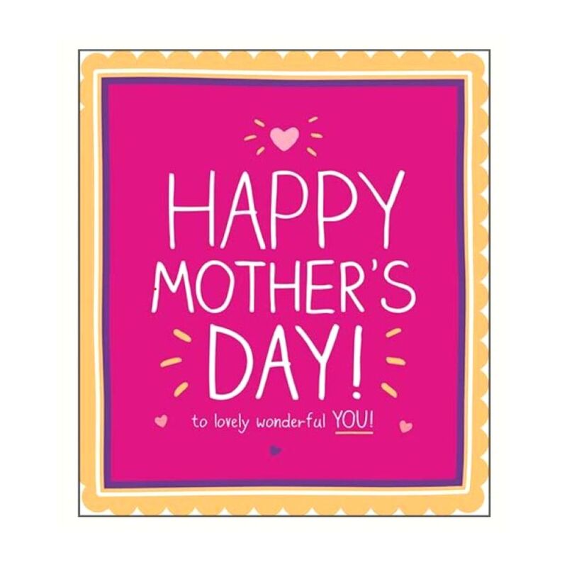 Alice Scott Mother's Day Greeting Card - Lovely Wonderful You (160 x 156 mm)