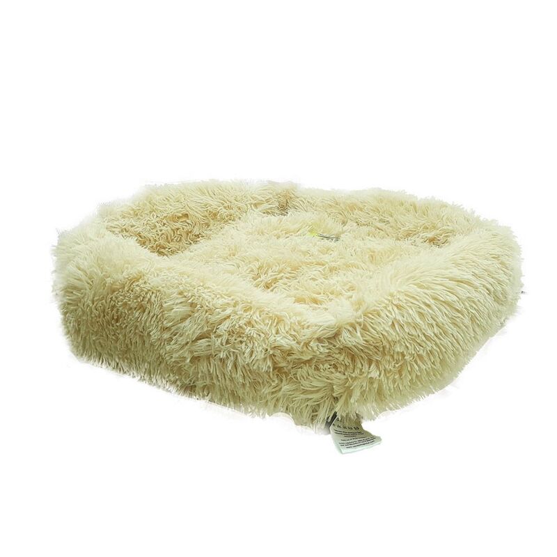 Nutrapet Grizzly Square Bed Off White - 55 X 45 X 20Cm - Small
