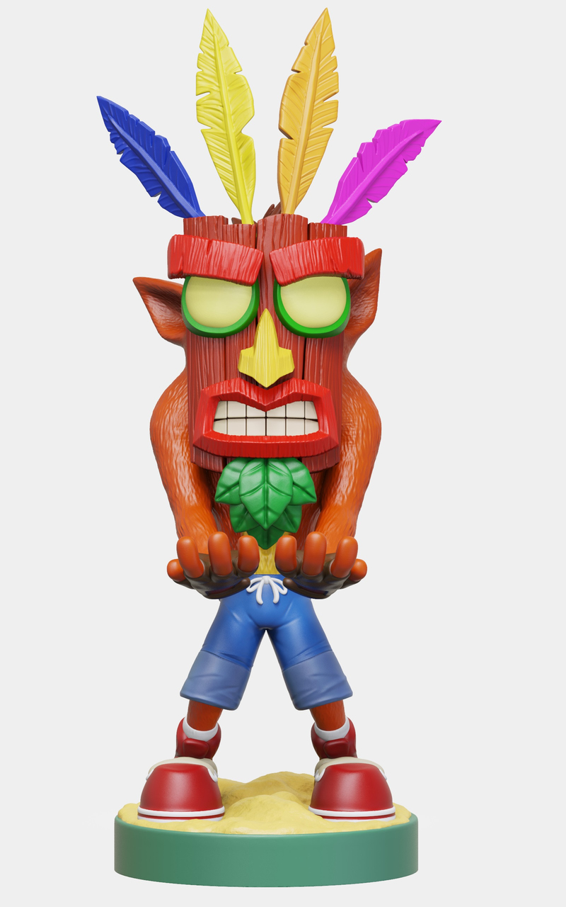 Exquisite Gaming Cable Guy Crash Aku Aku 8-Inch Controller/Smartphone Holder