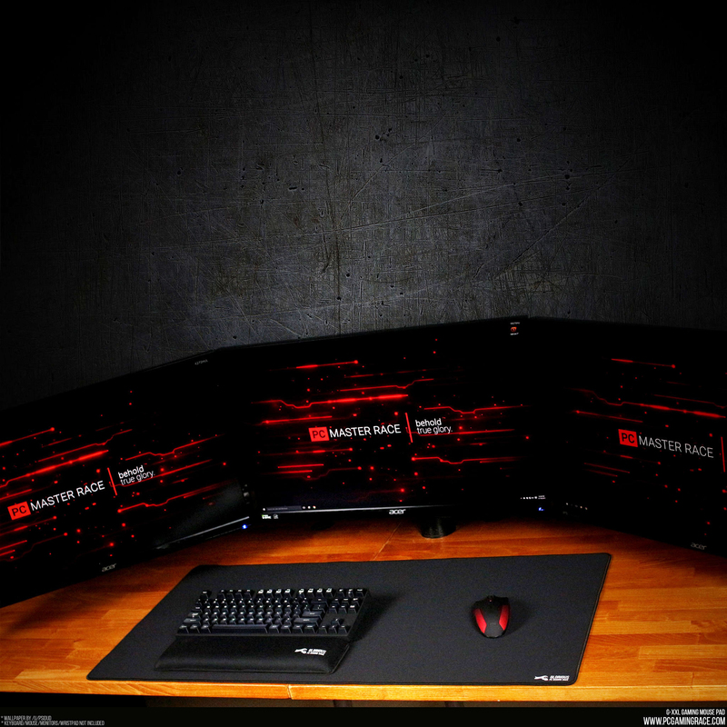 Glorious XXL Extended 18X36 Gaming Mouse Pad Black