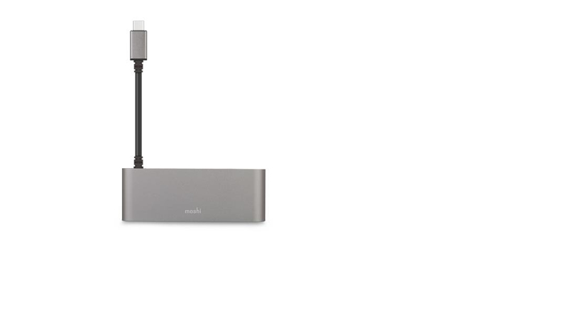 Moshi USB-C Multimedia Adapter Titanium Grey