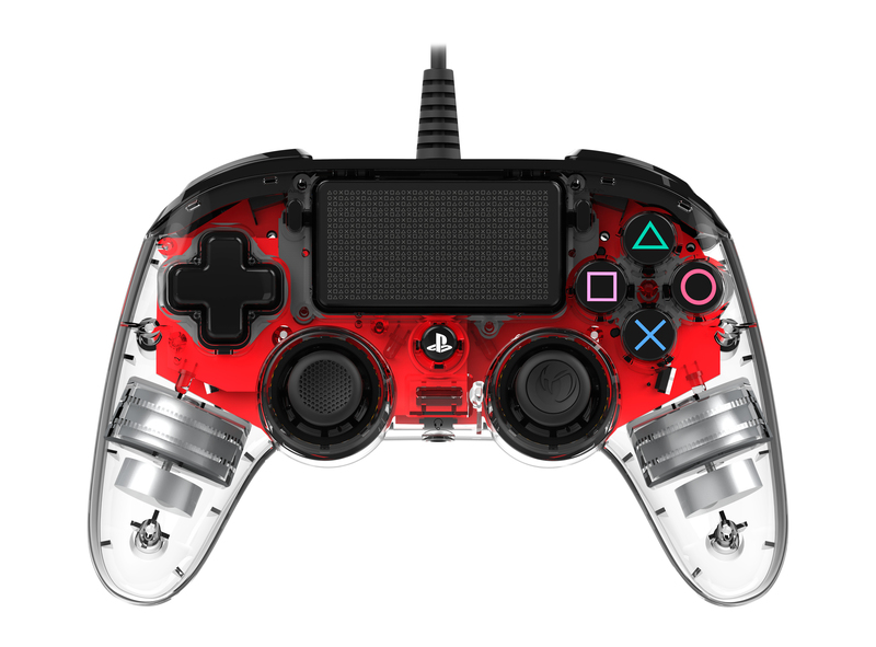 Nacon Wired Compact Controller Red for PS4