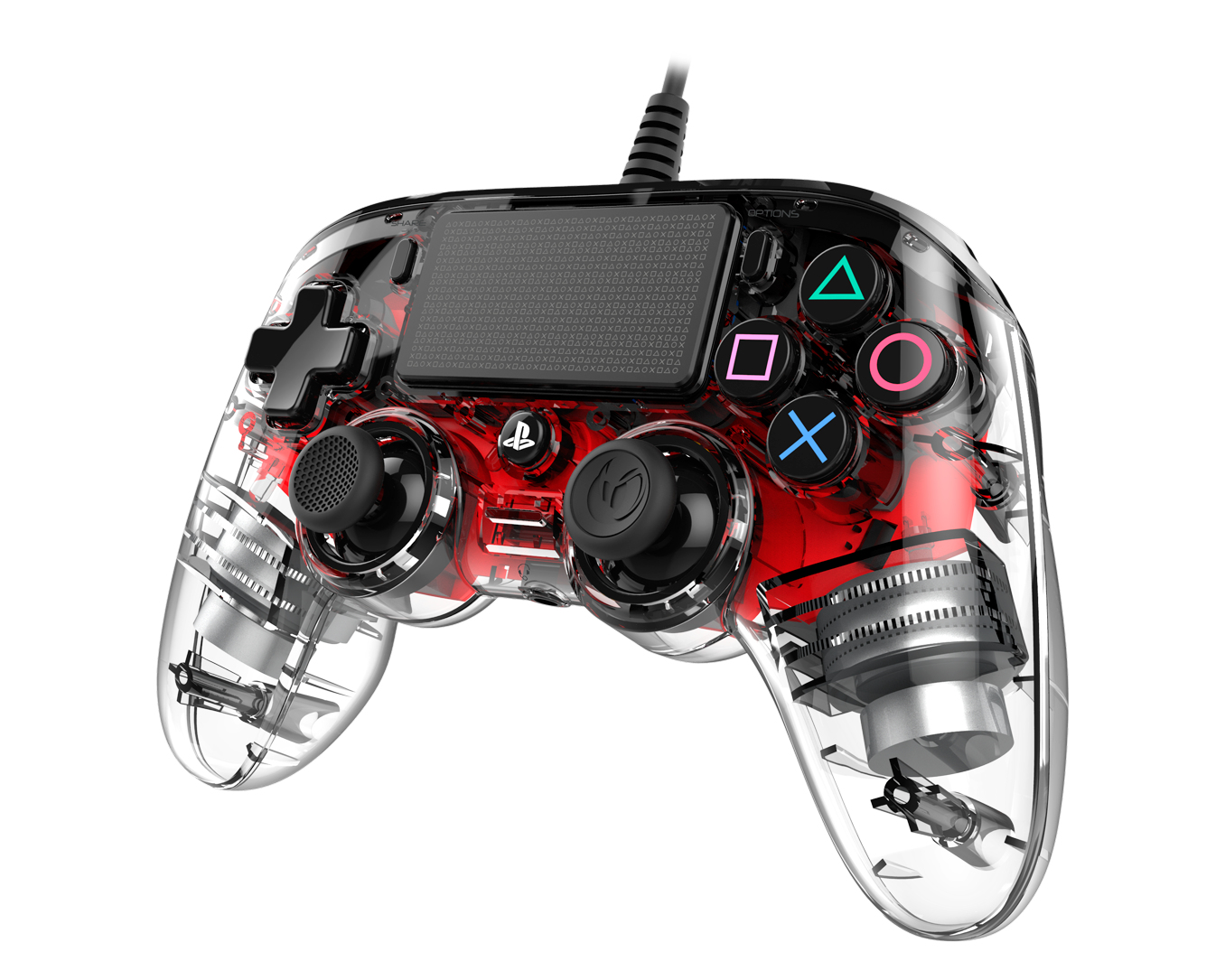 Nacon Wired Compact Controller Red for PS4