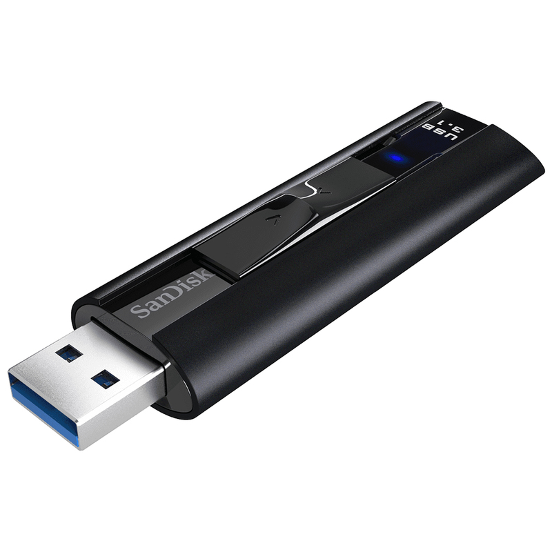 SanDisk Extreme Pro 128GB USB Type-A 3.0 (3.1 Gen 1) Flash Drive Black