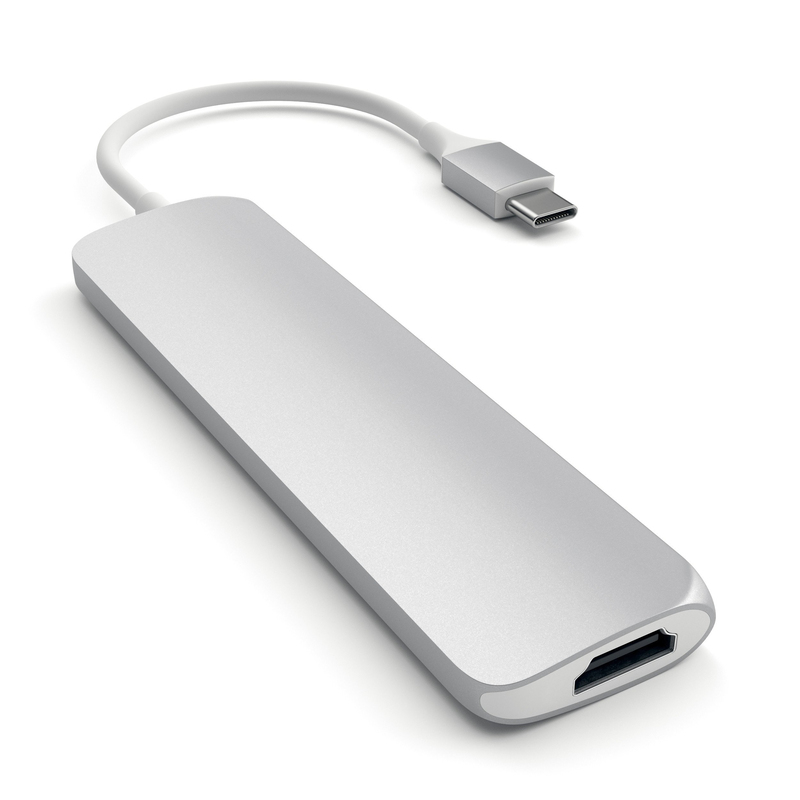 Satechi Slim Type-C Multi-Port Adapter Silver