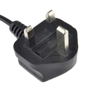 Baykron UK Plug Cord Female Cable Black