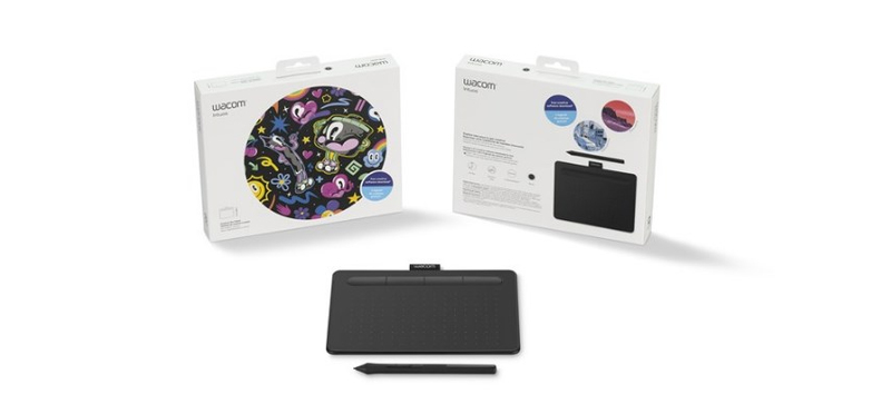 Wacom Intuos S Black Creative Pen Tablet - CTL-4100K-N